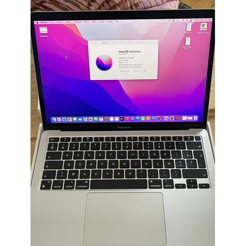Apple MacBook Air Retina 2020 - 13.3" M1 - Ram 8 Go - DD 256 Go