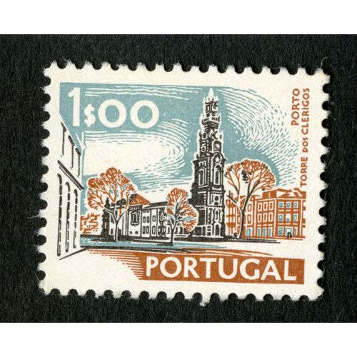 Timbre Non Oblitéré Portugal, Porto Torre Dos Clerigos, 1s00