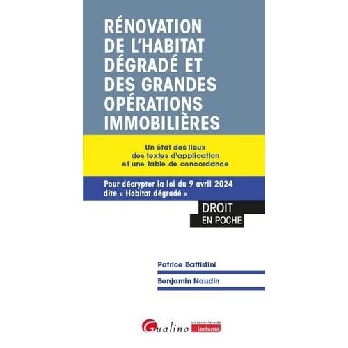 Rénovation De L'habitat Dégradé Et Des Grandes Opérations Immobilières