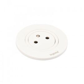Prise encastrée 1PC 2P+T - blanc - INCARA? Disq 60 LEGRAND