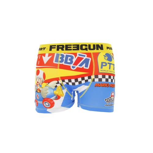 Sous Vêtement Boxer Freegun Boxer Homme En Microfibre Jaune