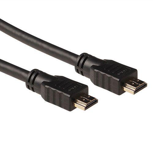 ACT - Câble HDMI avec Ethernet - HDMI mâle pour HDMI mâle - 10 m - blindé - noir - support 4K