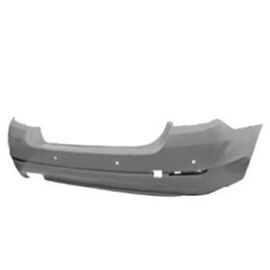 Pare Chocs Arrière Pour Bmw Serie 5 F10, 2010-2013, Cache Crochet, Trous Radar + Supports, Simple Échappement Gauche, Mod. 4 Portes, Neuf À Peindre