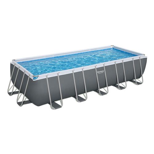 Piscine tubulaire Power Steel rectangulaire 6,40 x 2,74 x 1,32 m - Bestway