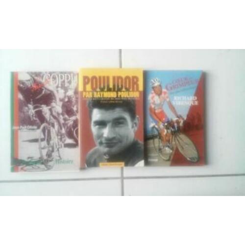Lot 3 Biographies Coureurs Cyclistes Fausto Coppi Poulidor Richard Virenque