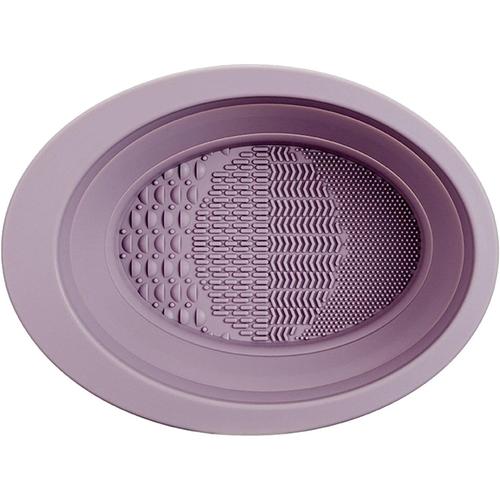 Nettoyant Pour Pinceaux De Maquillage # Bol D'épurateur De Brosses Pliables En Silicone # Outil De Lavage Pour Le Nettoyage De Bouffées De Poudre D'éponge De Maquillage, Accessoires De 