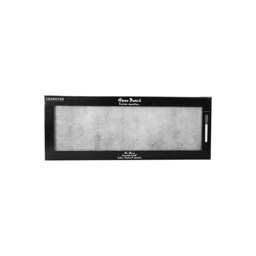 Mémo Board face face magnétique béton 30x80 cm