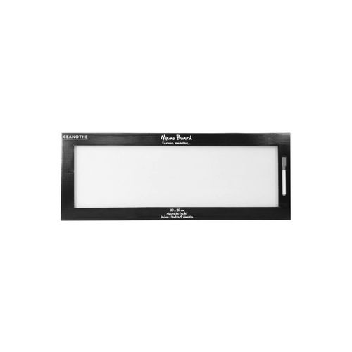 Mémo Board face face magnétique blanc 30x80 cm