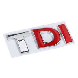 Convient Pour Autocollant De Voiture 3d En Métal Pour Vw Golf Jetta Passat Mk4 Mk5 Mk6 Tdi Logo Turbo Moulage Par Injection Directe Insigne De Décalcomanie