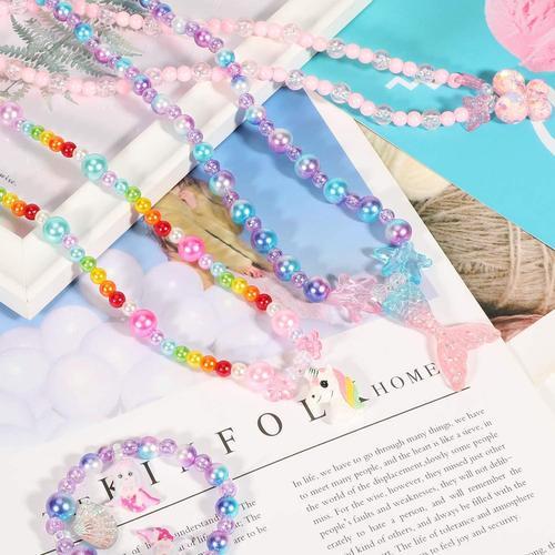 Enfant Perle Fabrication Bijoux Enfant kit,Bracelet Bricolage Perles Set  Colliers Perle Enfants Licorne Sirène Princesse Kit Collier Bracelet  Perlage 400pcs+ : : Cuisine et Maison