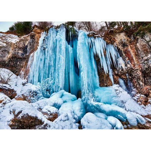 Tableau sur toile terre et glace 30x45 cm
