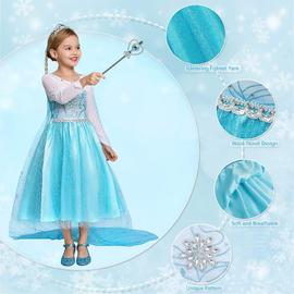 Kit de 6 accessoires princesse bleue fille