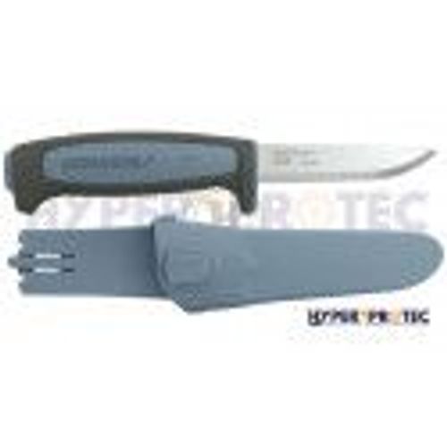 Poignard De Survie Mora Basic 511 Gris Et Bleu Ardoise Lame Carbone