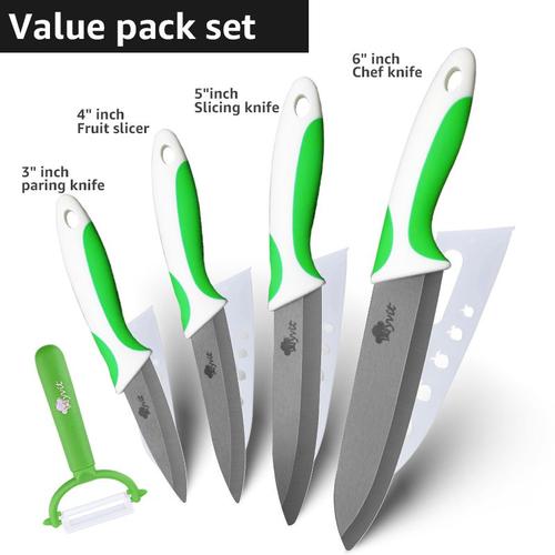 3 couteaux pour fruits et légumes