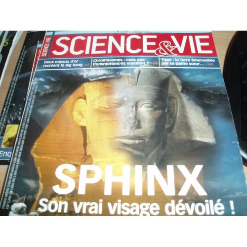 Science Et Vie N° 1050 : Sphinx Son Vrai Visage Dévoilé!