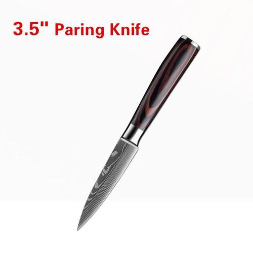 3.5 Dans Le Couteau D'assurance - Santoku Couteau De Chef En Acier Inoxydable 5cr15, Outils De Cuisine, Couteau À Pain, Couperet À Viande, Ciseaux Utilitaires Puissants Pour Poulet