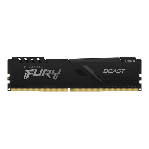 Kingston FURY Beast - DDR4 - kit - 8 Go: 2 x 4 Go - DIMM 288 broches - 2666 MT/s / PC4-21300 - CL16 - 1.2 V - mémoire sans tampon - non ECC - noir