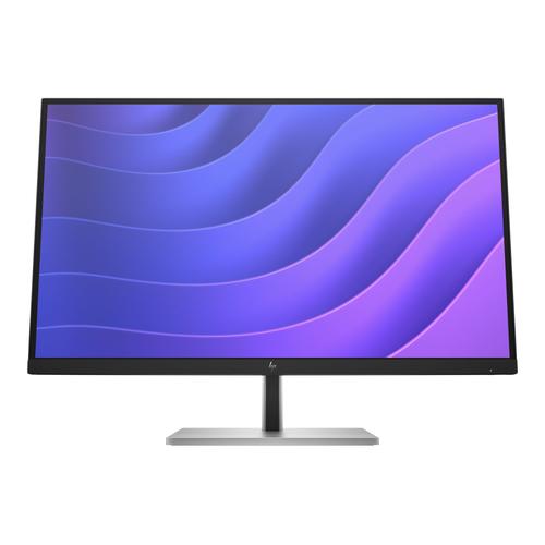 HP E27Q G5 - E-Series - écran LED - 27" - 2560 x 1440 QHD @ 75 Hz - IPS - 350 cd/m² - 1000:1 - 5 ms - HDMI, DisplayPort, USB - noir, noir et argent (support)