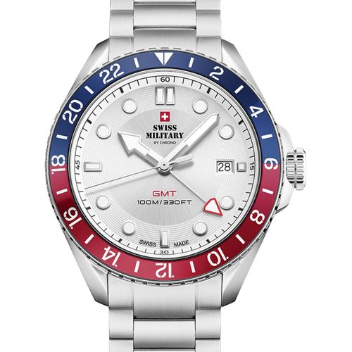 Mens Watch Swiss Military Sm34095.02, Quartz, 43mm, 10atm