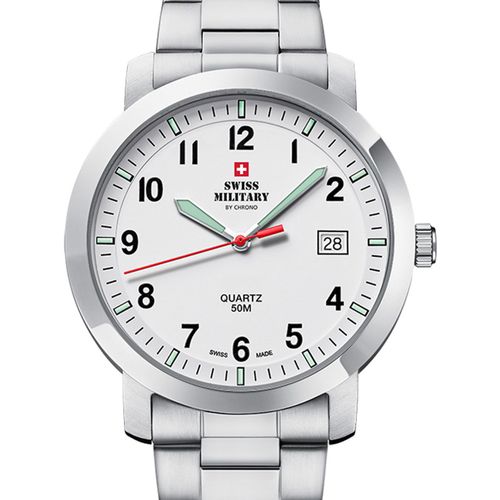 Mens Watch Swiss Military Sm34083.08, Quartz, 40mm, 5atm