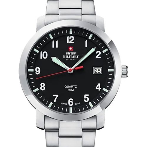 Mens Watch Swiss Military Sm34083.07, Quartz, 40mm, 5atm