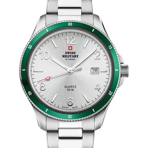 Mens Watch Swiss Military Sm34096.04, Quartz, 42mm, 5atm