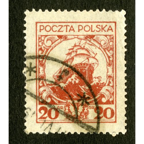 Timbre Oblitéré Poczta Polska, 20 Gr