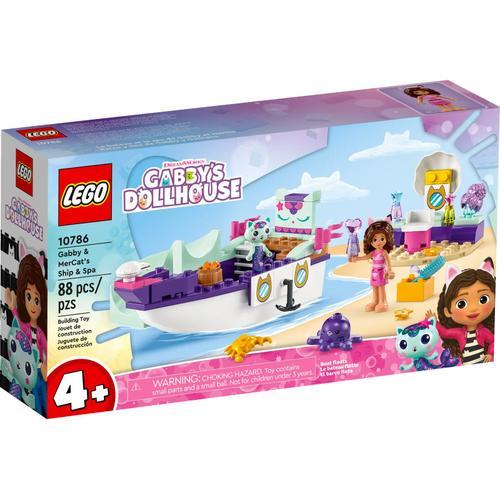 Lego Gabby's Dollhouse - Le Bateau Et Le Spa De Gabby Et Marine - 10786