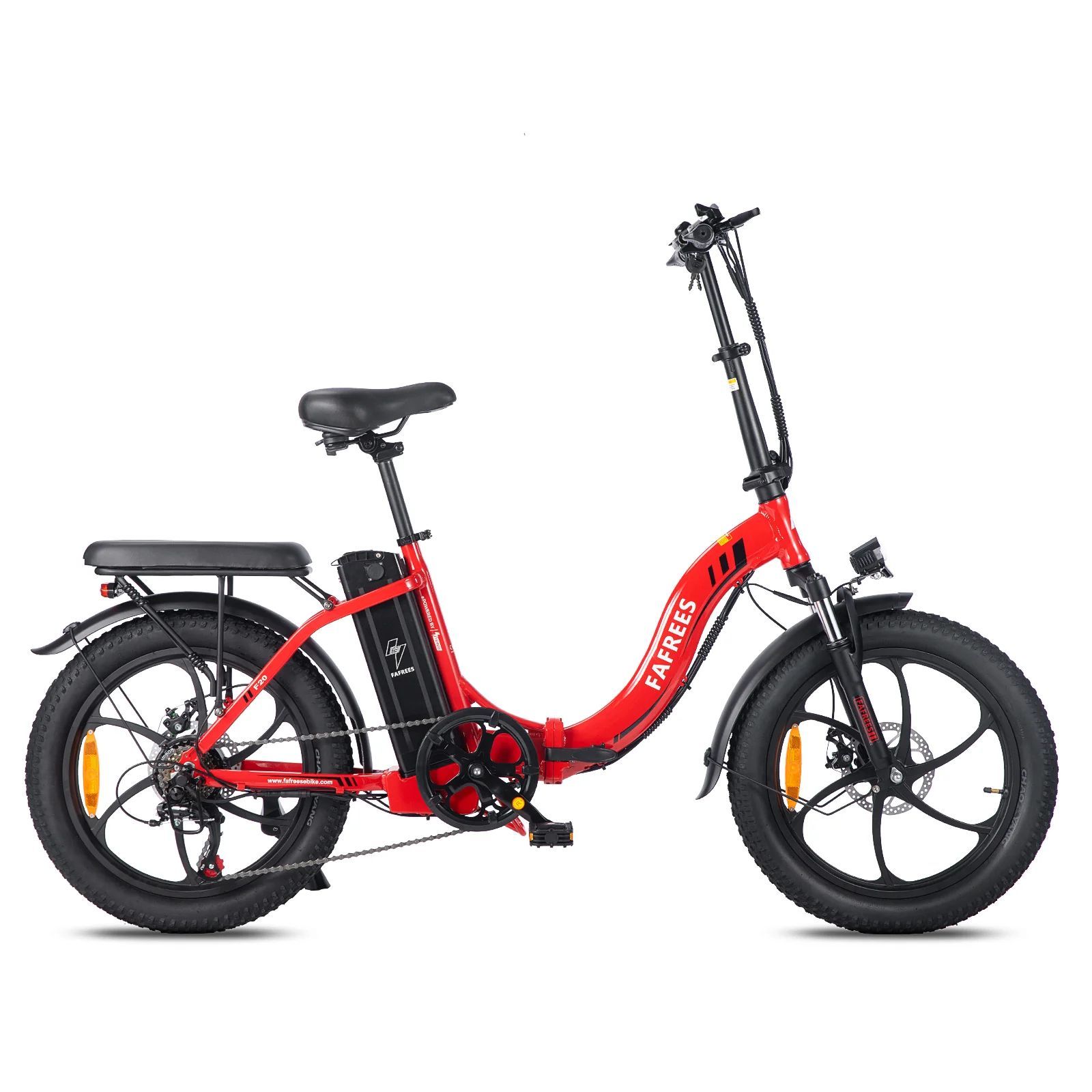 Fafrees F20 Fatbike Vélo Électrique Pliant 20" Avec Batterie 36 V 16 Ah Pour Les Trajets