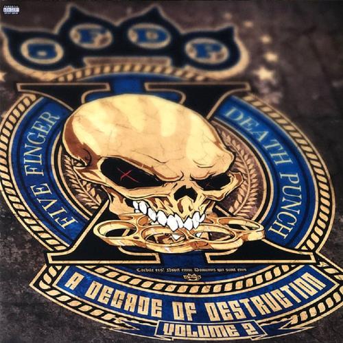 Five Finger Death Punch - 2x Vinyles Oranges - A Decade Of Destruction Vol. 2