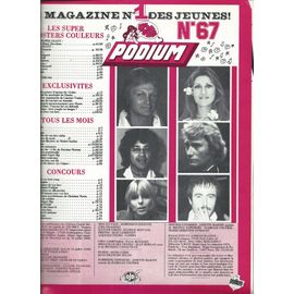Podium 01/09/1977 Sheila, Claude François, Sardou, Voulzy, Martin Circus, Hallyday, Delpech, Vartan, Joelle, France Gall, Marie Myriam, Elvis, Ringo,Dassin,Shake,Polnareff, Patrick Juvet,Carlos,Macias
