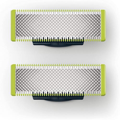 Lames de rasoir Accessoires pour rasoirs électriques pour avec Philips OneBlade x2 Lames de remplacement en acier inoxydable compatible avec tous les rasoirs électriques OneBlade (modèle QP220/50)