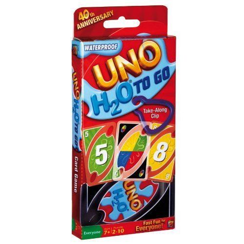 Uno H2o To Go - Jeu De Cartes Résistantes Imperméables