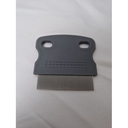 Peigne Gris Fin Pour Chien Anti Puces Antipuces Antidéparant 6cm X 5,5 Cm - Zamibo