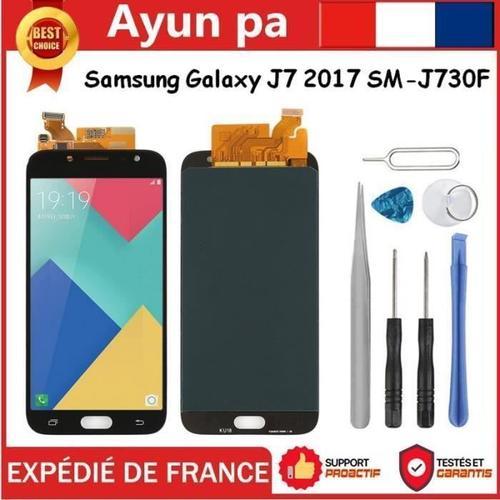Complet Vitre Tactile+Écran Lcd Pour Samsung Galaxy J7 Pro 2017 J730g J730 J730f-Ds-M Noir Chta4882