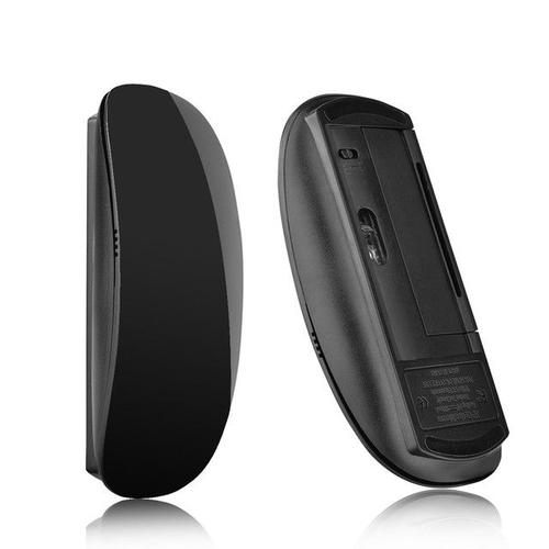 Souris optique sans fil USB multi-défilement silencieuse et ergonomique à faible bruit compatible avec les ordinateurs portables apple