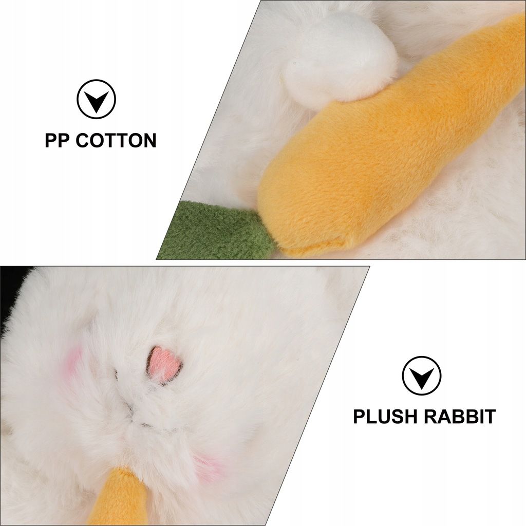 1pc Lapin Jouet Poupe Lapin En Peluche Oreiller - 7