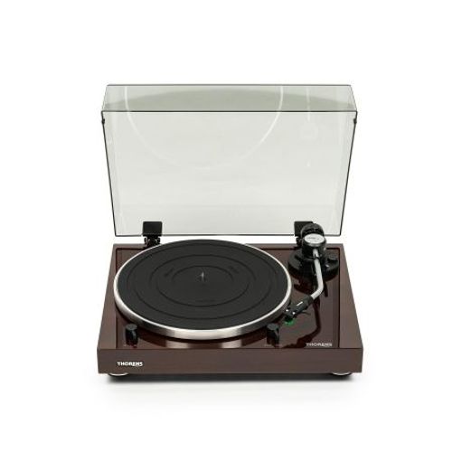 THORENS - TD 204 A NOYER - Platine vinyle entrainement par courroie - Finition noyer
