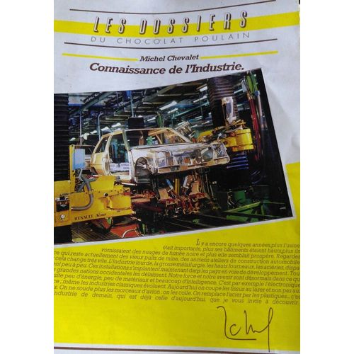 Les Dossiers Du Chocolat Poulain - Connaissance De L'industrie Par Michel Chevalet - Collecteur Collector Album D'images 24 Photographies Reproductions À Collectionner  - Illustration De Gérard Boutet