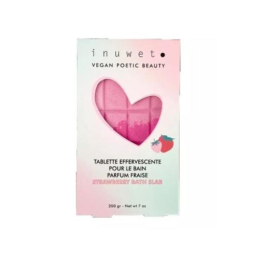 Inuwet Tablette De Bain Effervescente Fraise Framboise 200 Grammes 