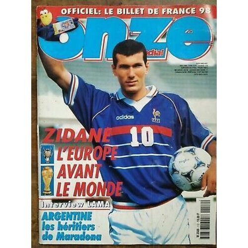 Nº 112 Zidane Mai 1998