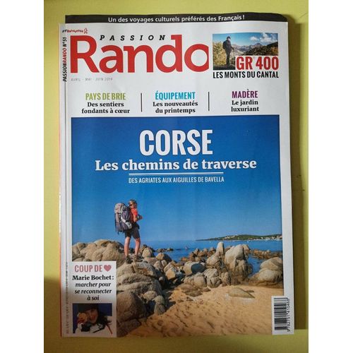 Passion Rando Nº 51 Corse Les Chemins De Traverse 2019