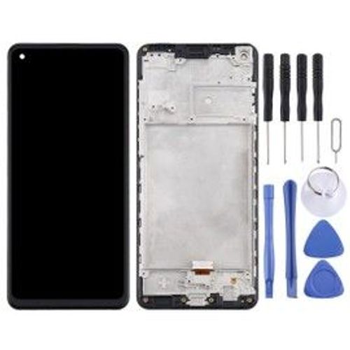Écran Samsung Galaxy A21s / Sm-A217 Écran Lcd + Tactile Préassemblés Sur Chassis (Noir)