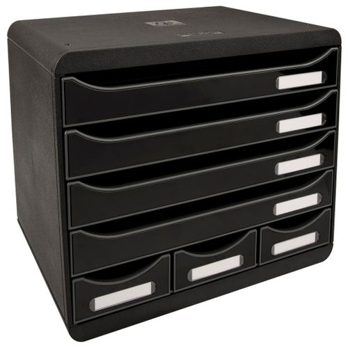 Exacompta Store-Box Mini 7 Tiroir Iderama Arlequin Noir