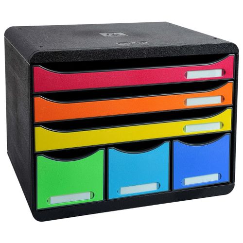 Exacompta Store-Box Maxi 6 Tiroirs Iderama Arlequin