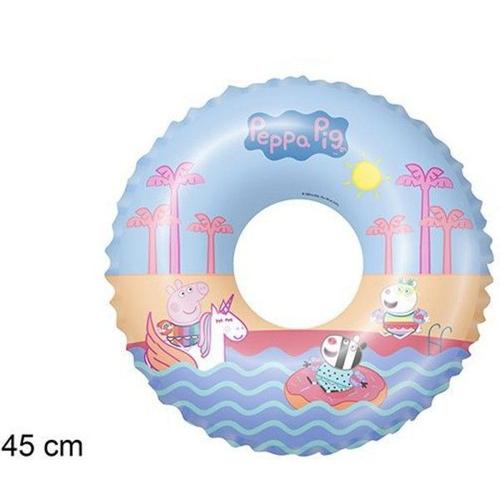 Trade Shop - Peppa Pig Piscine Gonflable Donut Sea Pour Enfants Bouee De Vie 45 Cm