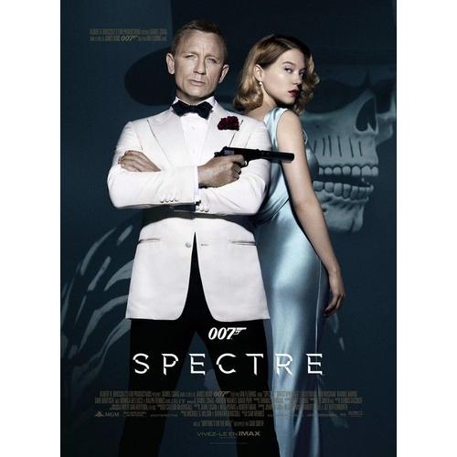 Spectre : James Bond 007 / Affiche Cinéma Originale 120x160 Cm Pliée. Daniel Craig - Léa Seydoux - Année 2015 (Édition Collector)