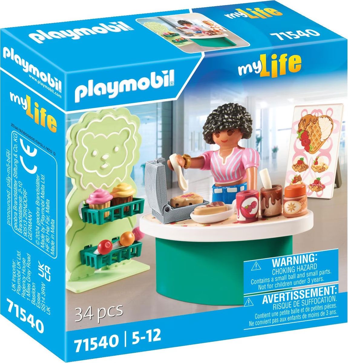 Playmobil My Life 71540 - Stand De Gaufres