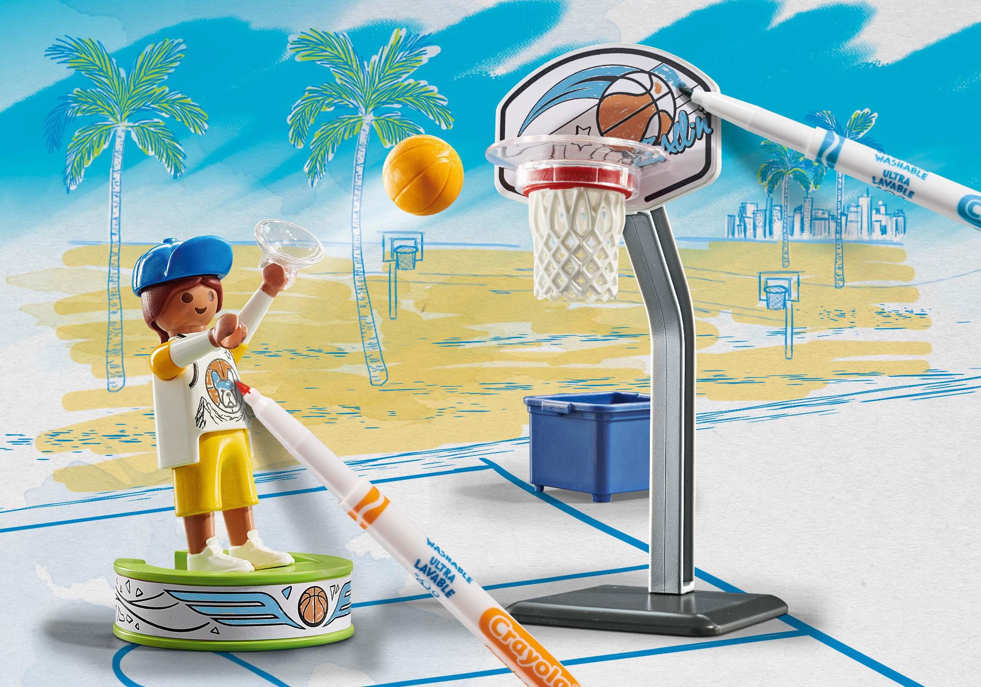 Playmobil Color 71516 - Skater Avec Basket-Ball - 3