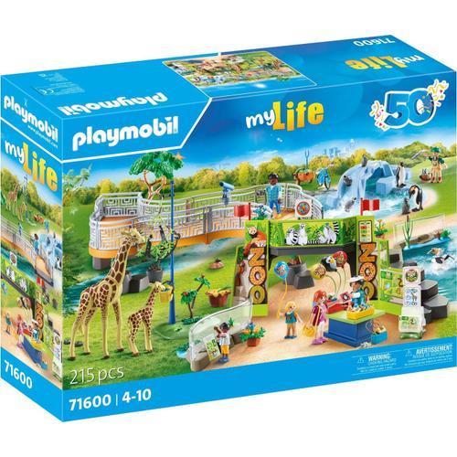 Playmobil My Life 71600 - Parc Animalier Avec Visiteurs (Spécial 50 Ans)